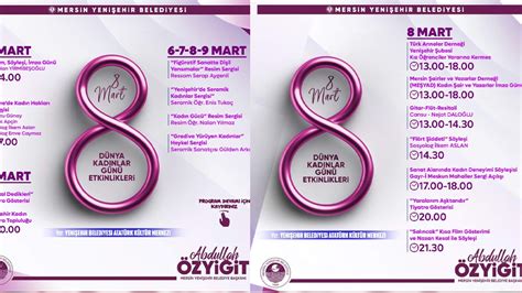 Yenişehir Belediyesi 8 Mart Etkinliklerine Hazırlanıyor